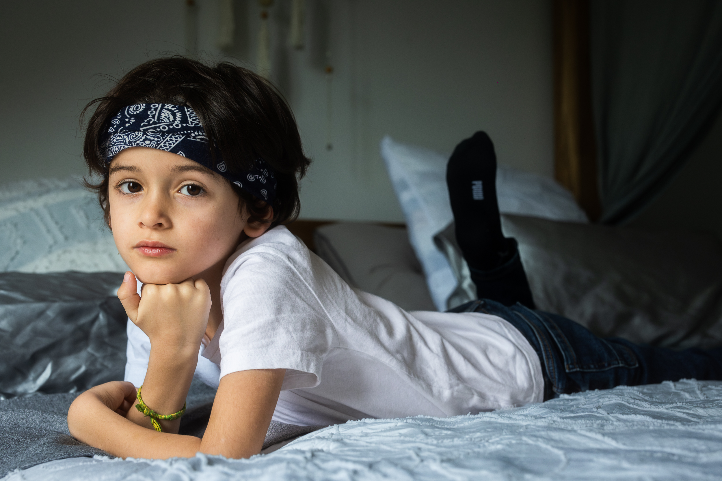 Un premier book photo enfant pour Aaron